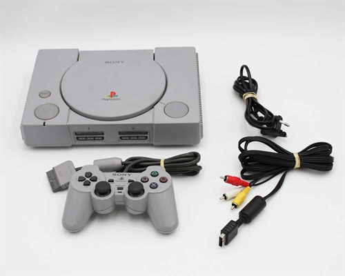 Playstation 1 - Analog Controller - Konsol - SCPH-9002 - SNR C4553330 (C Grade) (Genbrug)